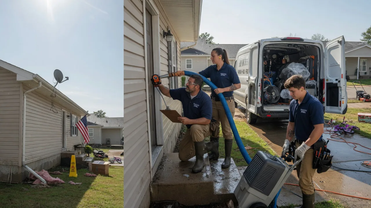 Ceiling Water Damage Restoration in Westport, TN near me